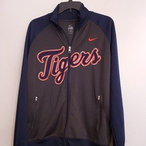 Men's Nike Tigers Navy Zip Up Track Jacket